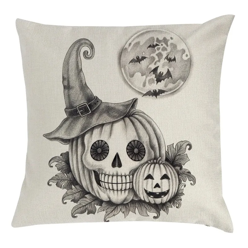 Housse de Coussin Halloween Festin SKLUM