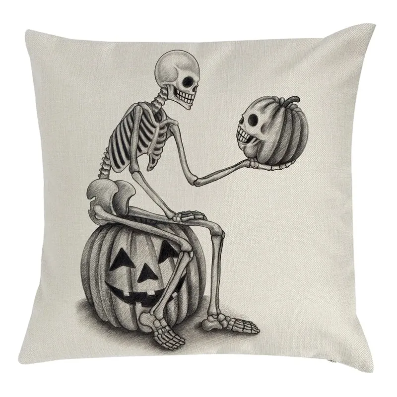 Housse de Coussin Halloween Festin SKLUM