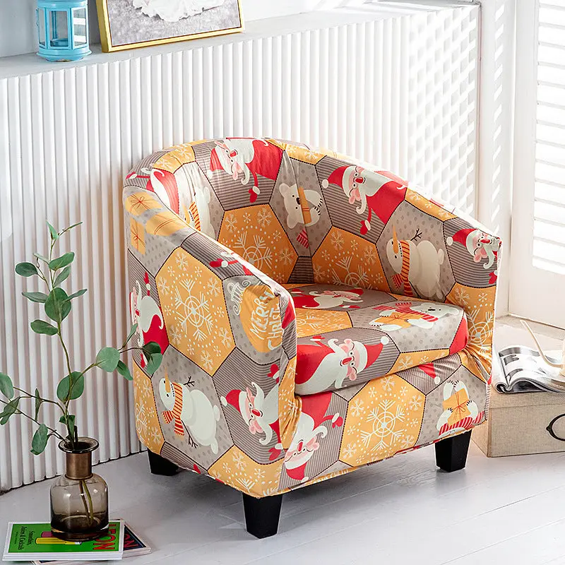 Housse Fauteuil Club Noël FestiveSNOW