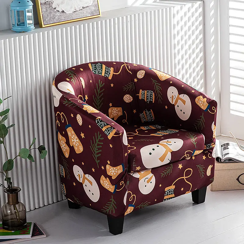 Housse Fauteuil Club Noël FestiveSNOW