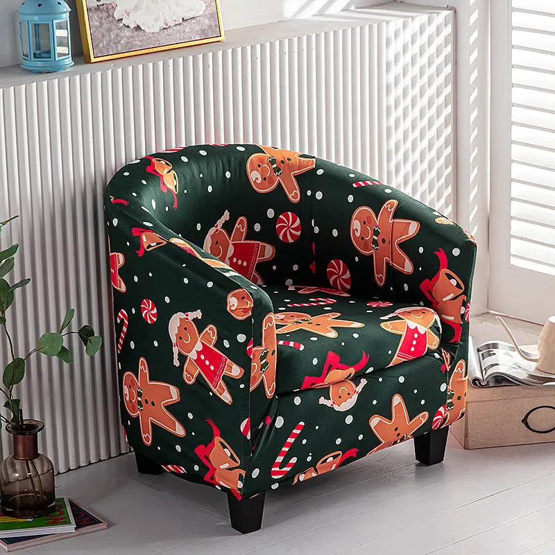 Housse Fauteuil Club Noël FestiveSNOW