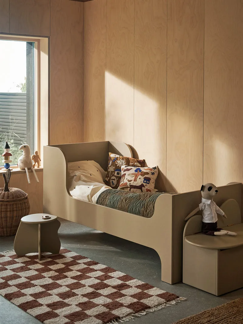 Mara Washable Rug - Rust/Warm Sand