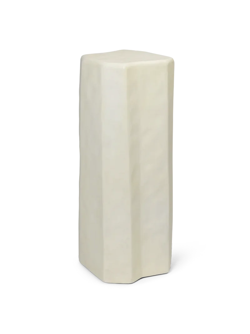 Staffa Pedestal - Ivory