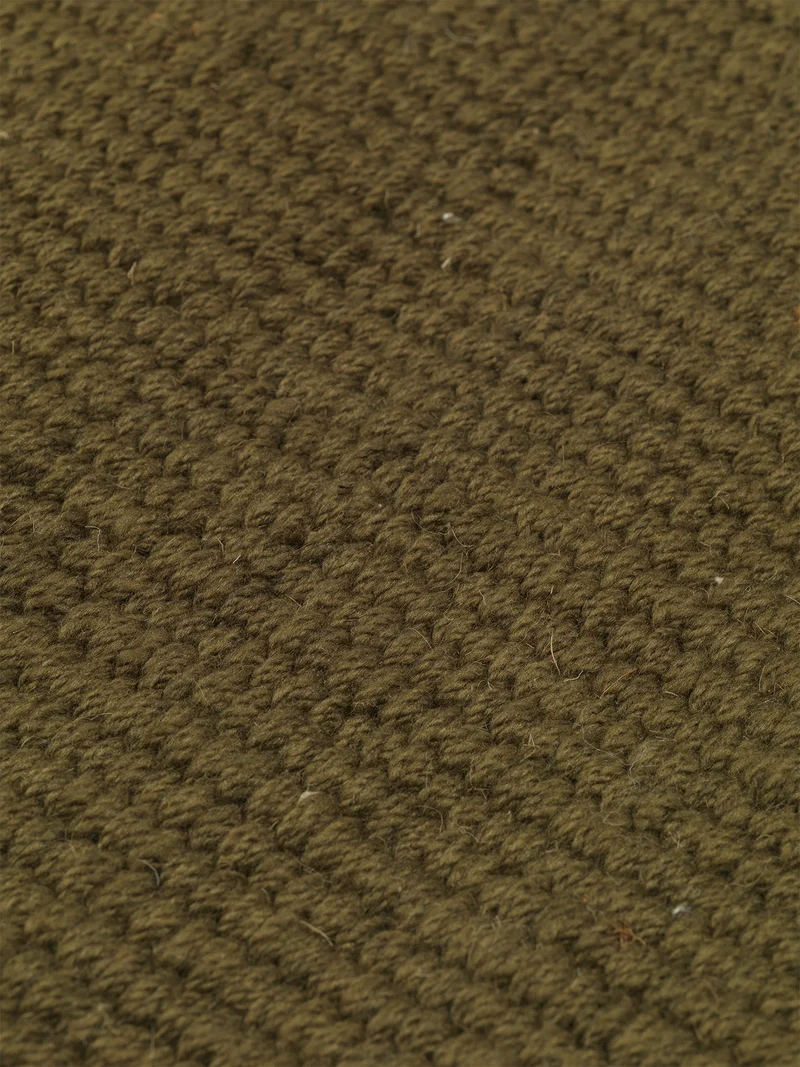 Block Runner - Olive/Natural