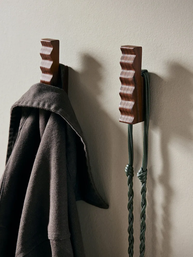 Unda Hooks - Set of 2 - Dark Brown
