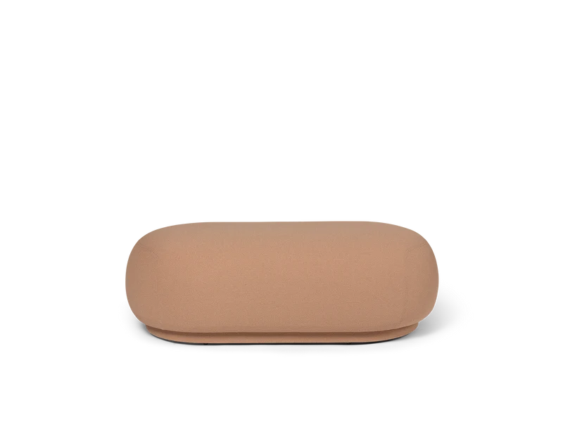 Rico Ottoman - Grain - Dusty Rose