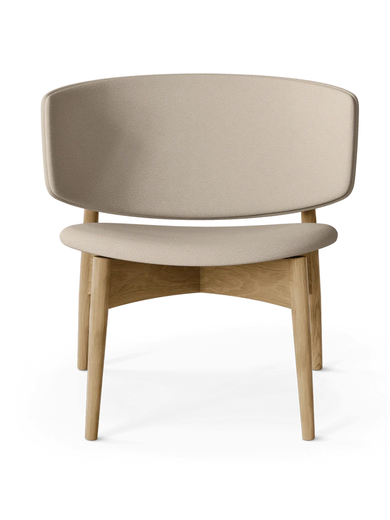 Herman Lounge Chair - Wood - Grain - Oak/Cashmere