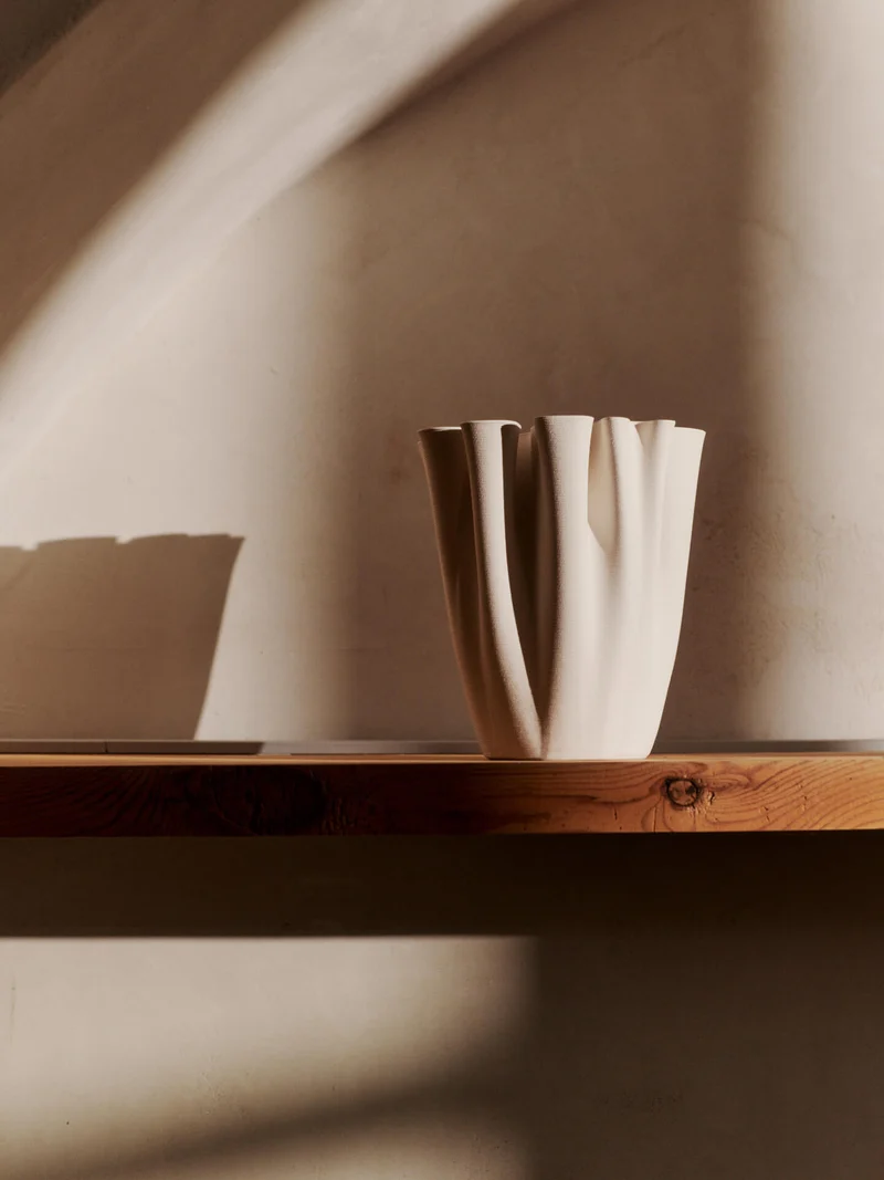Dedali Vase - Medium - Off-White