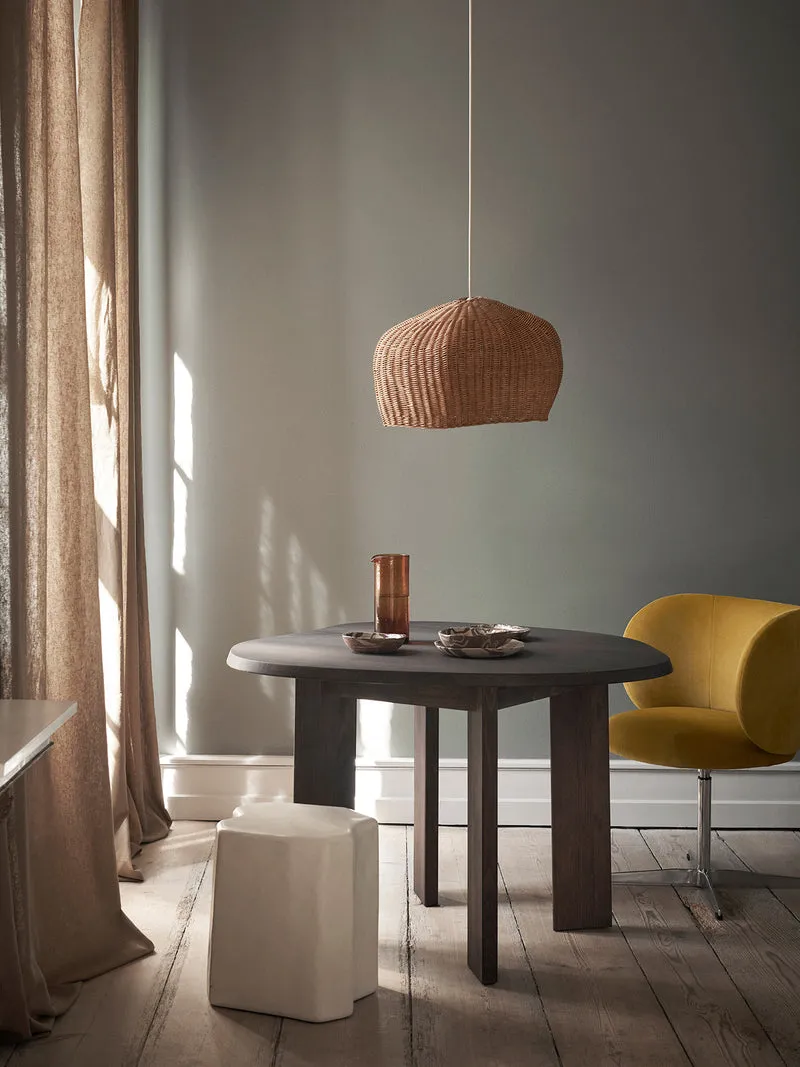 Rico Dining Chair - Swivel - Rich Velvet - Honey