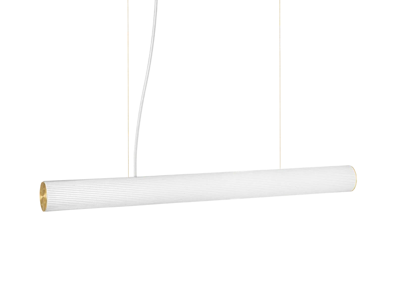Vuelta Pendant 100 - White/Brass