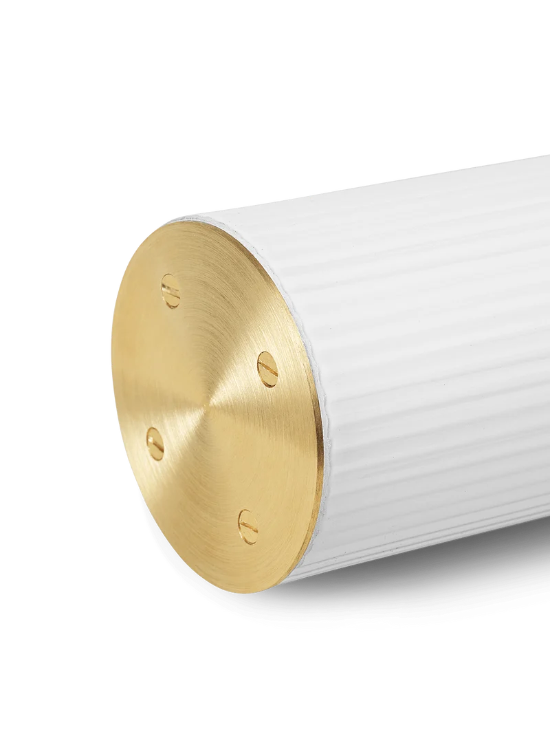 Vuelta Pendant 100 - White/Brass