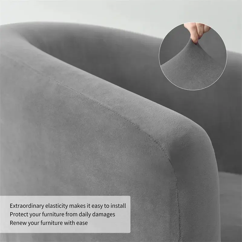 Housse fauteuil club VELVET