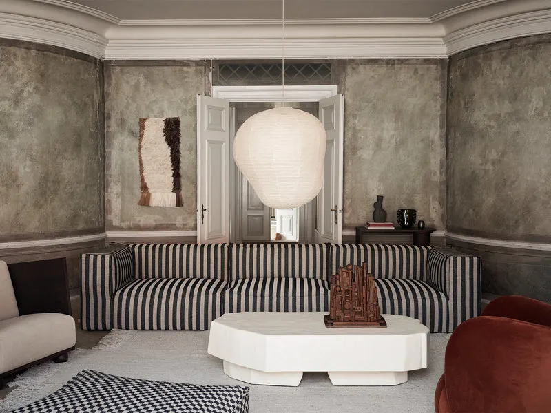 Catena Sofa Center L100 - Louisiana - Sand/Black