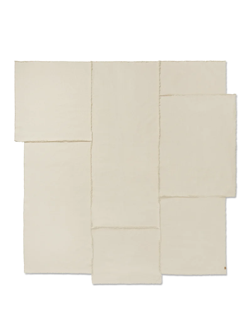 Offset Bedspread - Off-white