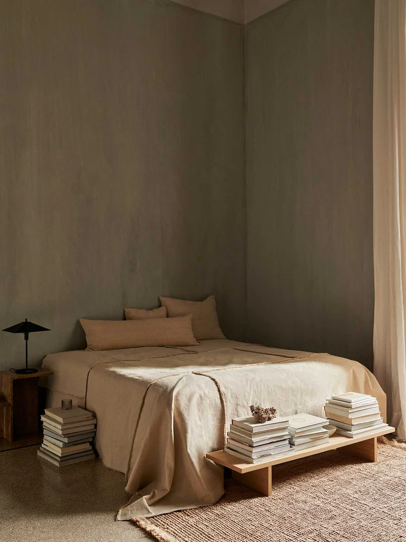 Offset Bedspread - Off-white