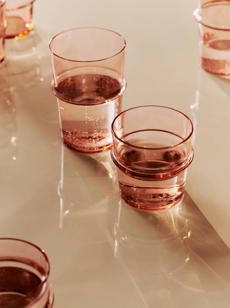 Boya Low Glasses - Set of 2 - Blush