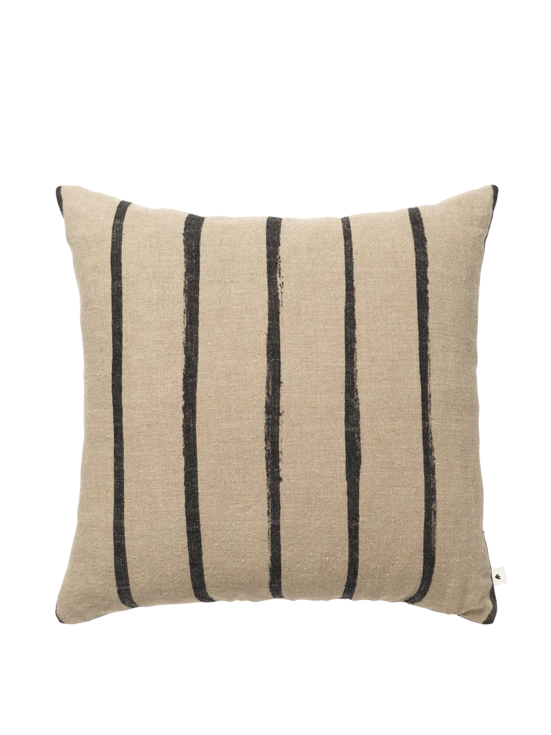 Oleo Cushion - Natural/Black
