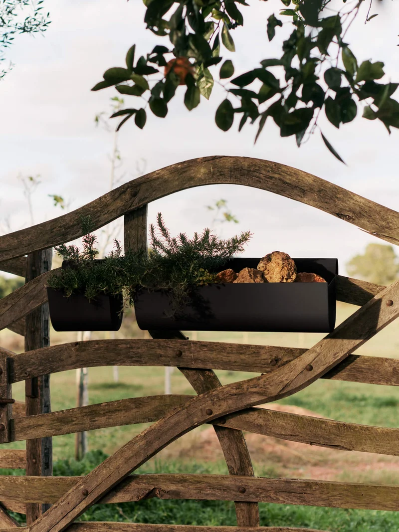 Uma Balcony Box - Small - Black