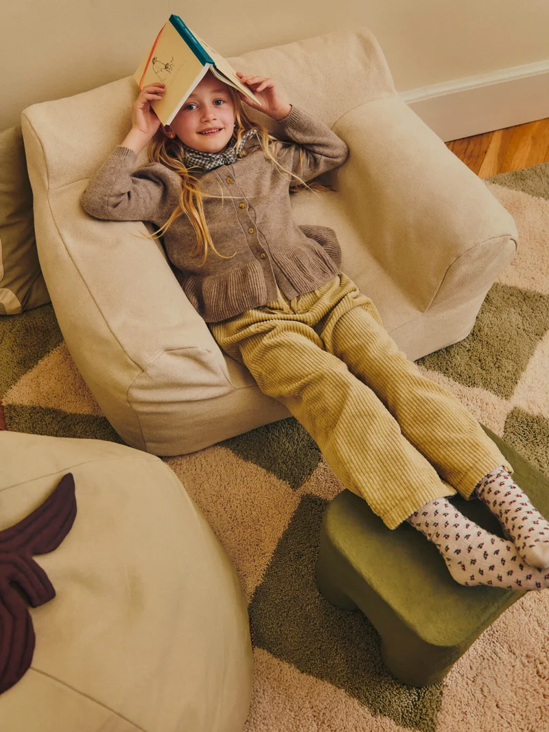 Billow Bean Bag - Off-White