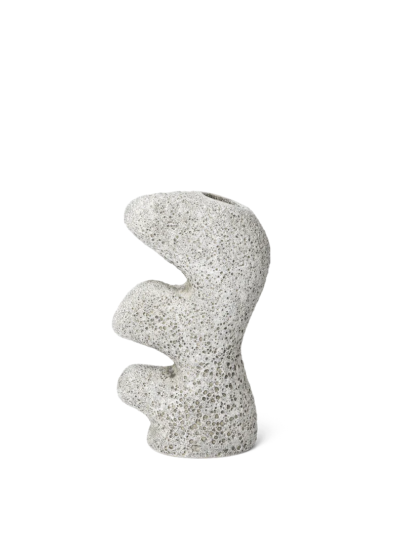 Yara Vase - Small - Grey Pumice