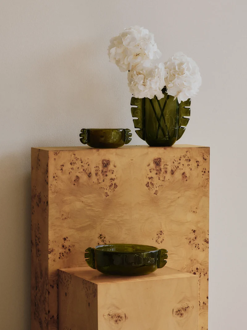 Alas Vase - Moss Green