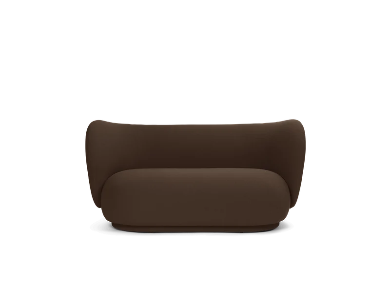 Rico Sofa 2-seater - Grain - Chocolate