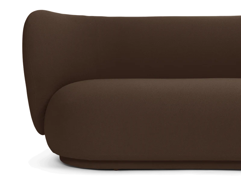 Rico Sofa 2-seater - Grain - Chocolate