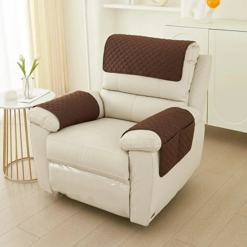 Housse accoudoir fauteuil extensible