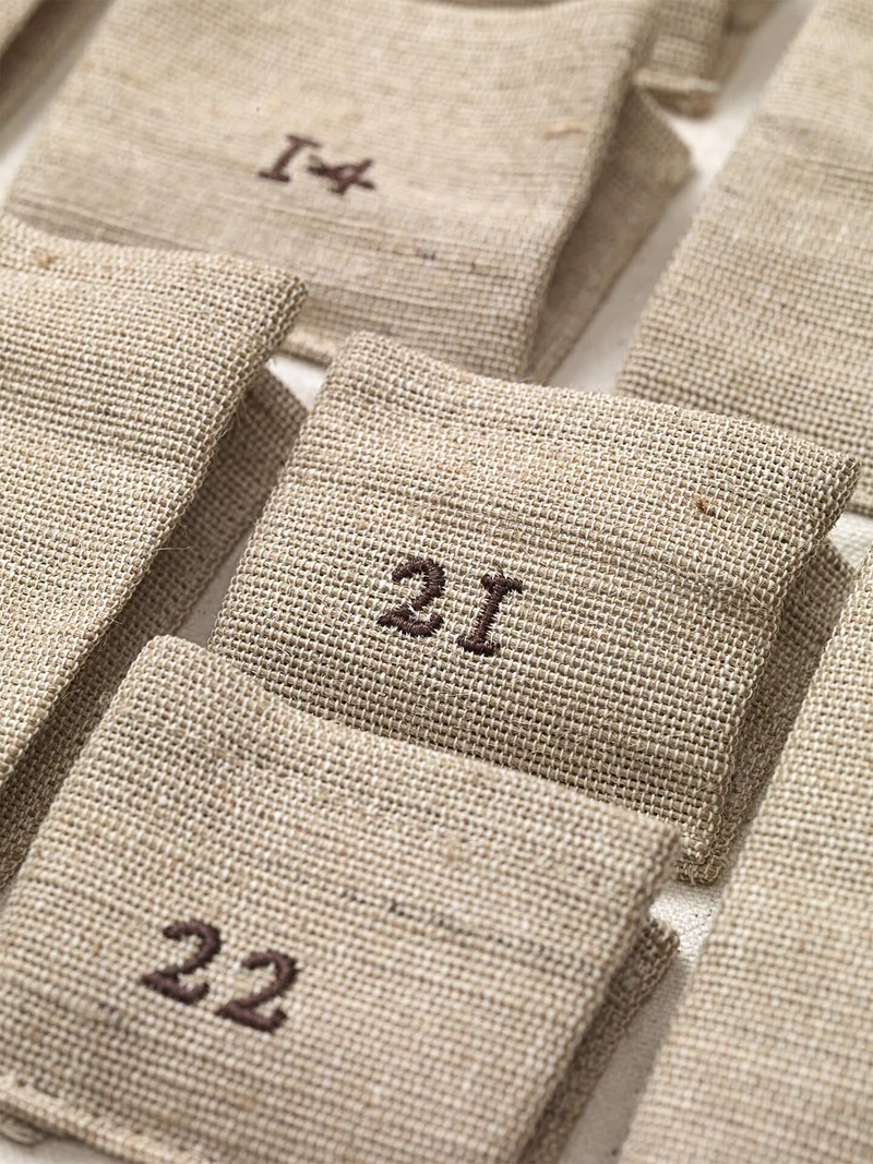 Pine Christmas Calendar - Mini - Natural
