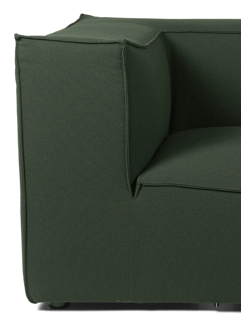 Catena Sofa Armrest Left L400 - Grain - Dark Green