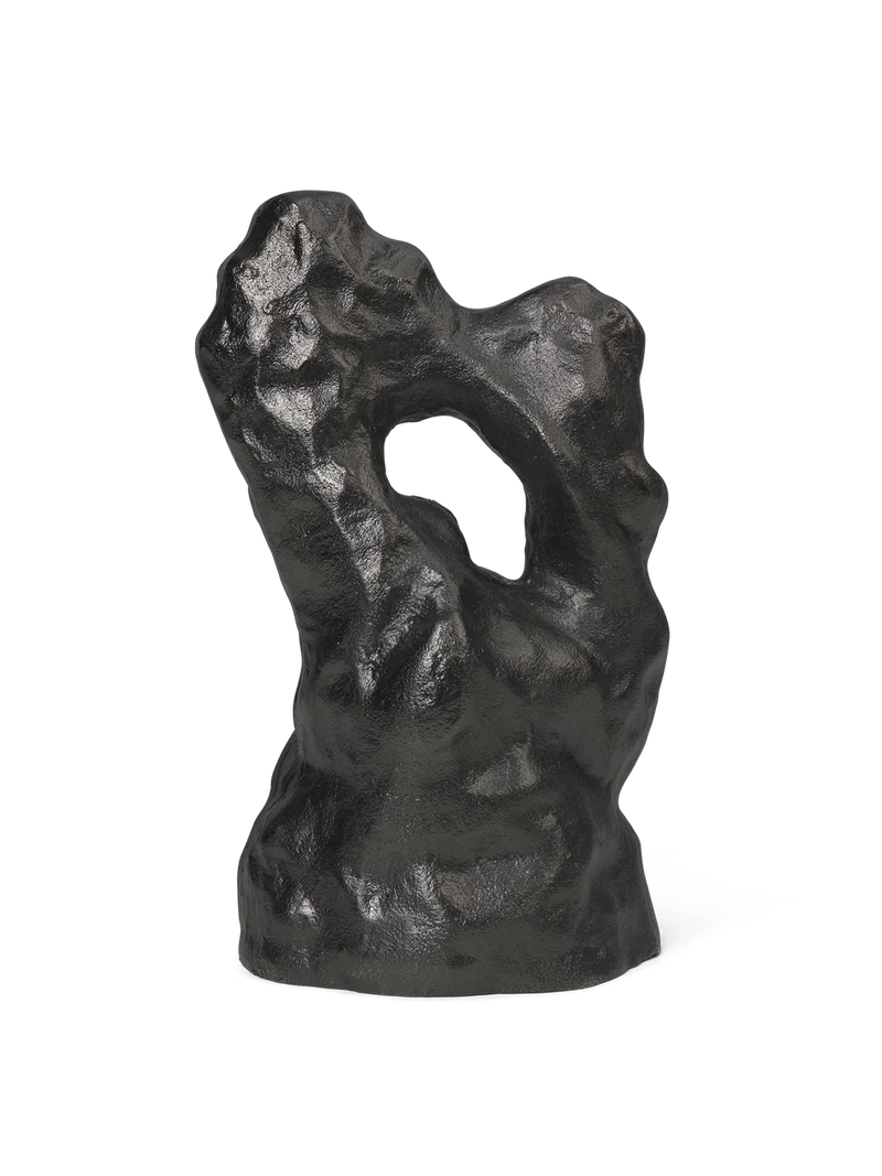 Grotto Piece - Blackened Aluminium