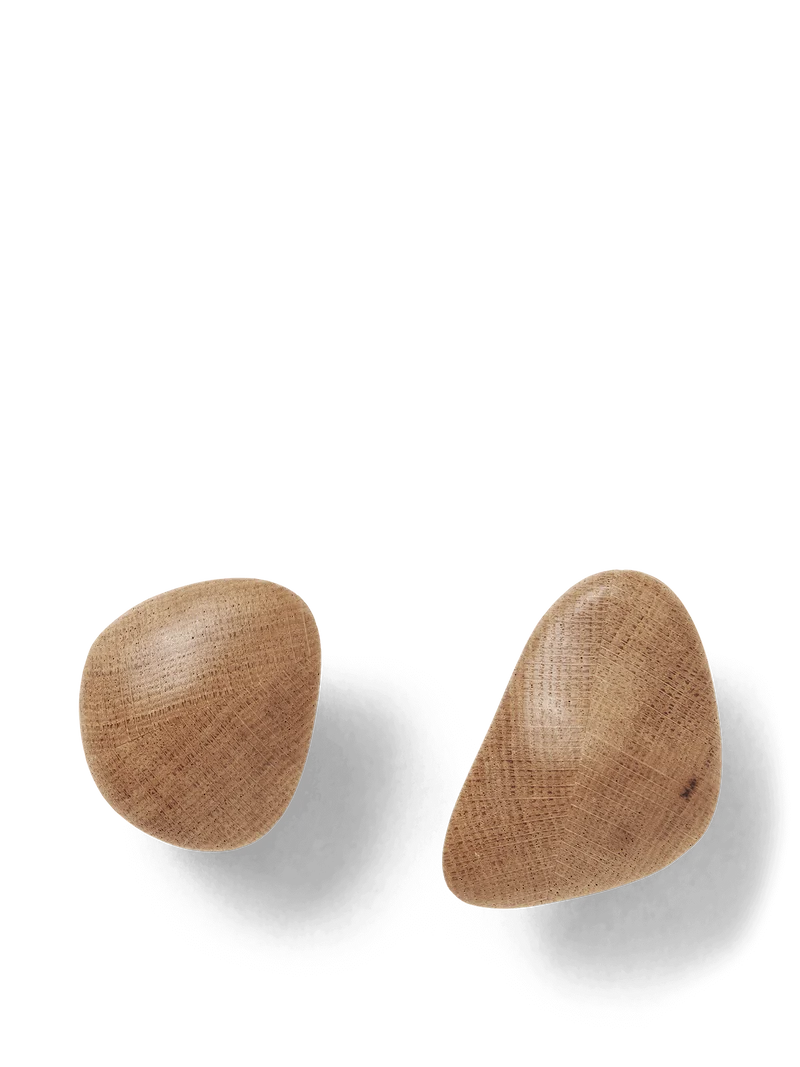 Cairn Hooks - Set of 2 - Oak