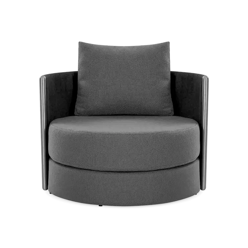 George - Outdoor Fabric Swivel Lounge Chair by Talenti