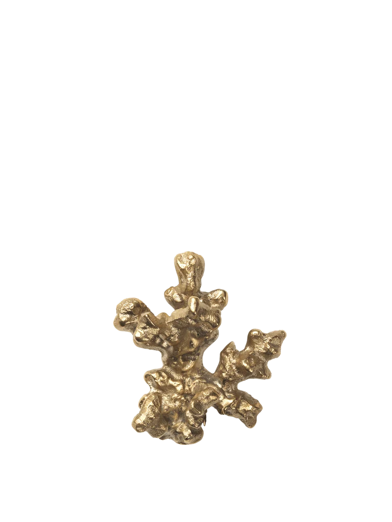 Comber Coral Branch Hook - Brass
