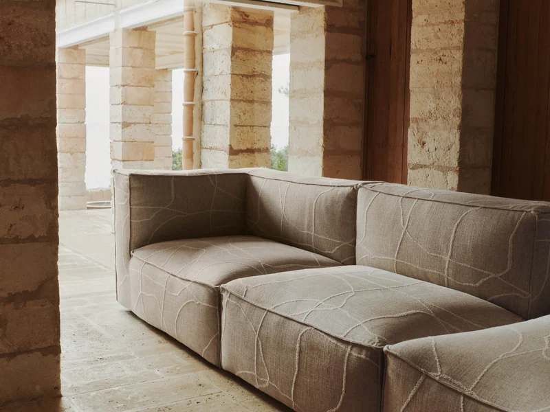 Catena Sofa Armrest Left S400 - Can Lis - Sand/Off-White
