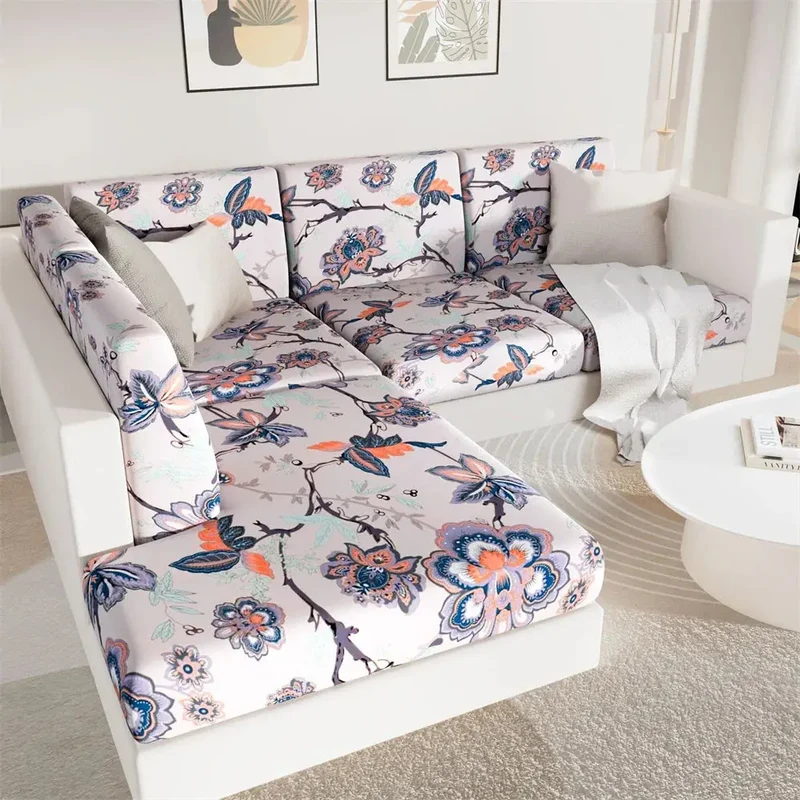 Housse d'assise canapé Lilas