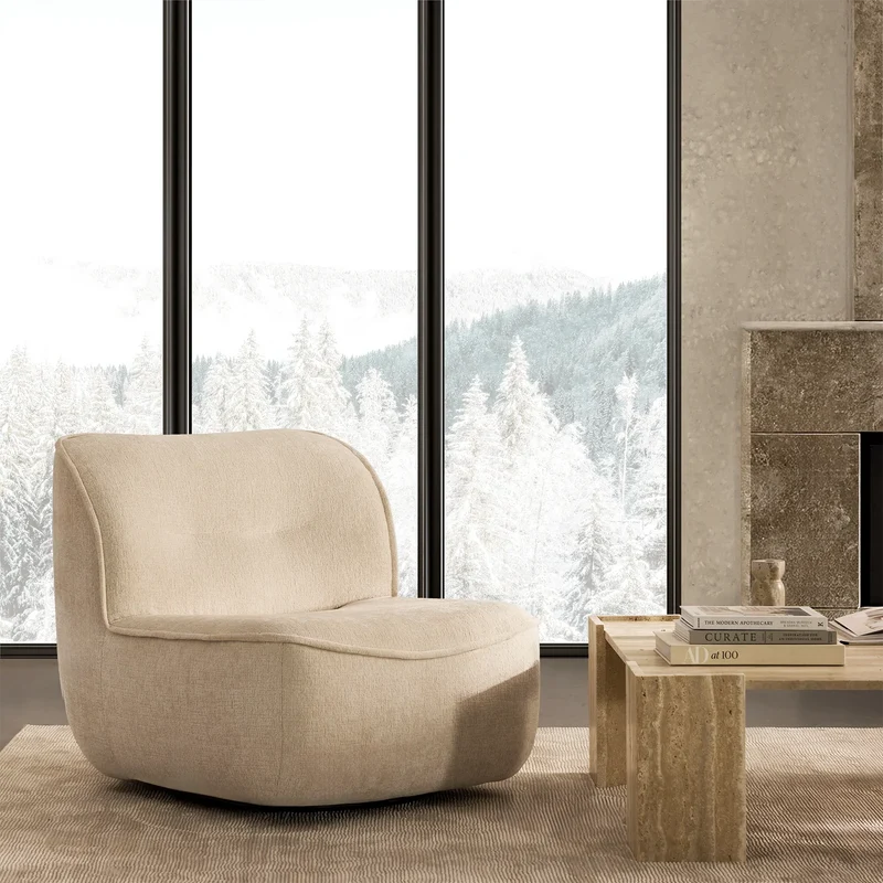 Gorm - Swivel Armchair by Furninova