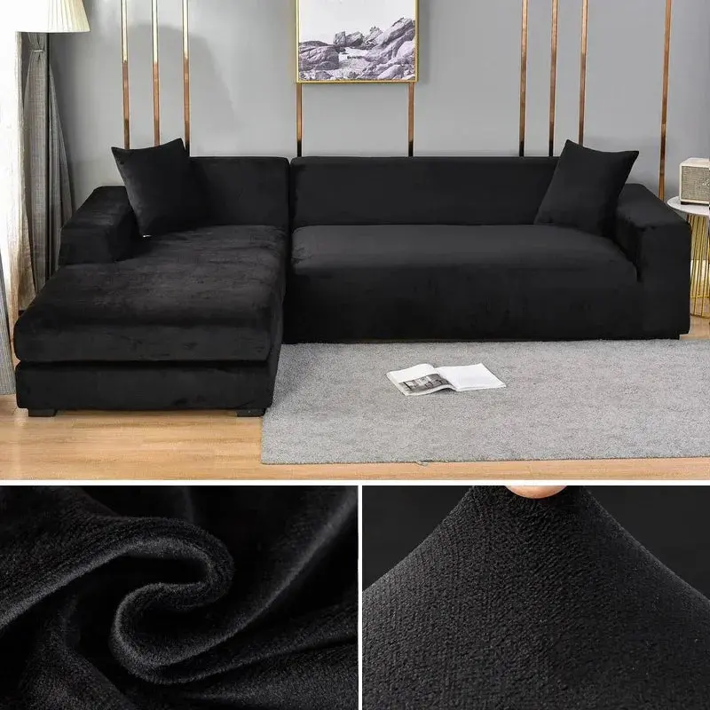 Housse canapé d'angle convertible ASHLEY