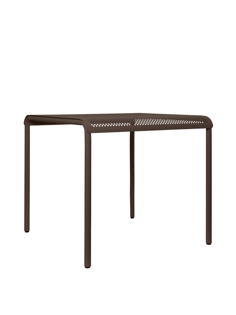 Dapple Dining Table - 80 x 80 - Dark Chocolate
