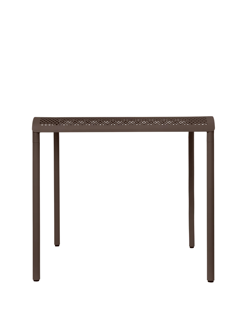 Dapple Dining Table - 80 x 80 - Dark Chocolate
