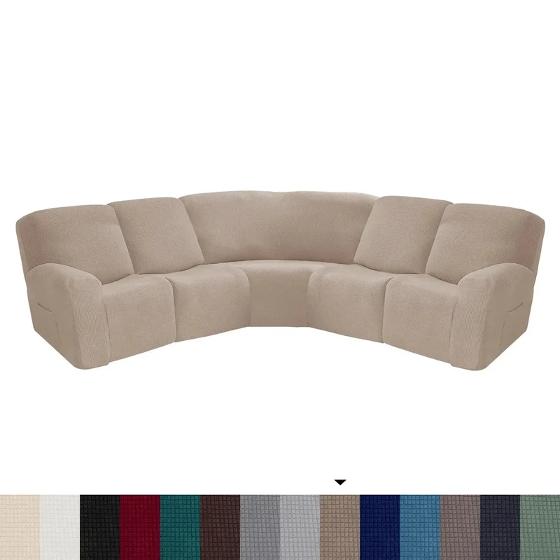 Housse canapé d'angle 5 Places DECOFLEX