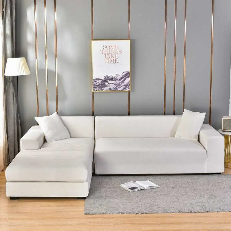 Housse de coussin, accessoire pour housse de canapé d'angle style velours MAKITA