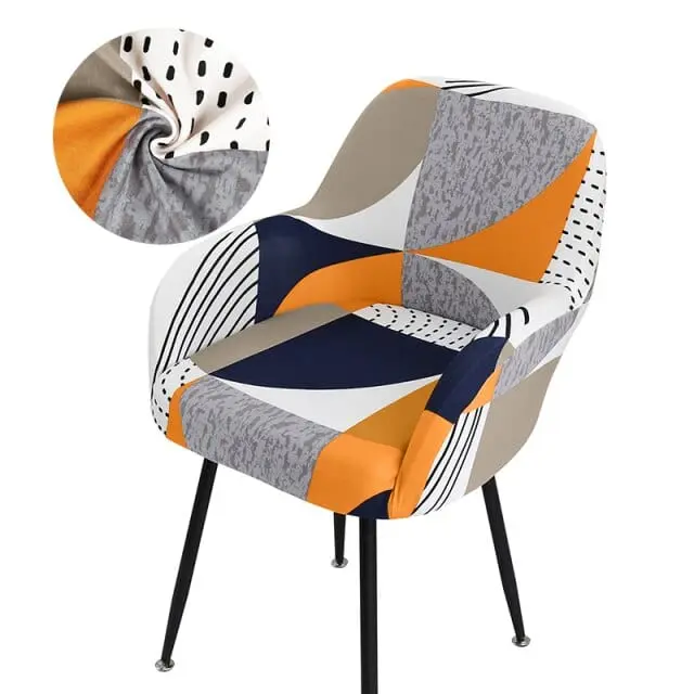 Housse pour fauteuil scandinave imprimée SCANCHAIR