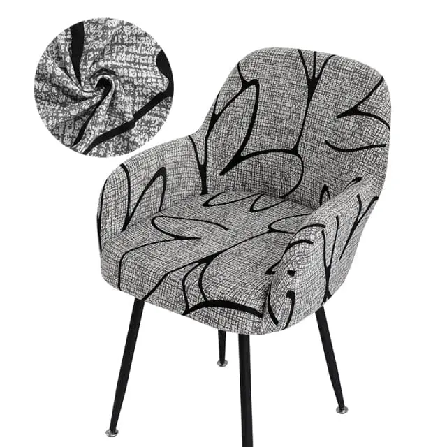 Housse pour fauteuil scandinave imprimée SCANCHAIR