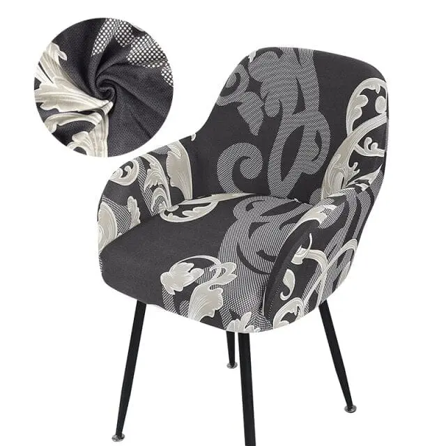 Housse pour fauteuil scandinave imprimée SCANCHAIR