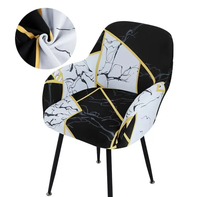 Housse pour fauteuil scandinave imprimée SCANCHAIR