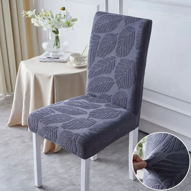 MAKAKY - Housse de chaise texturé de couleur unie