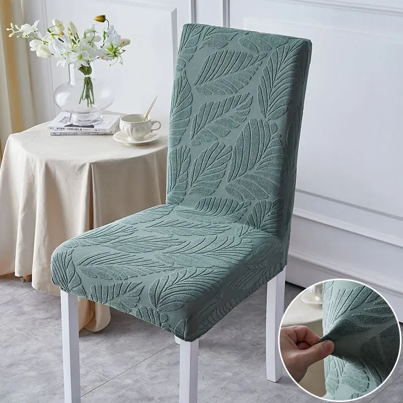 MAKAKY - Housse de chaise texturé de couleur unie