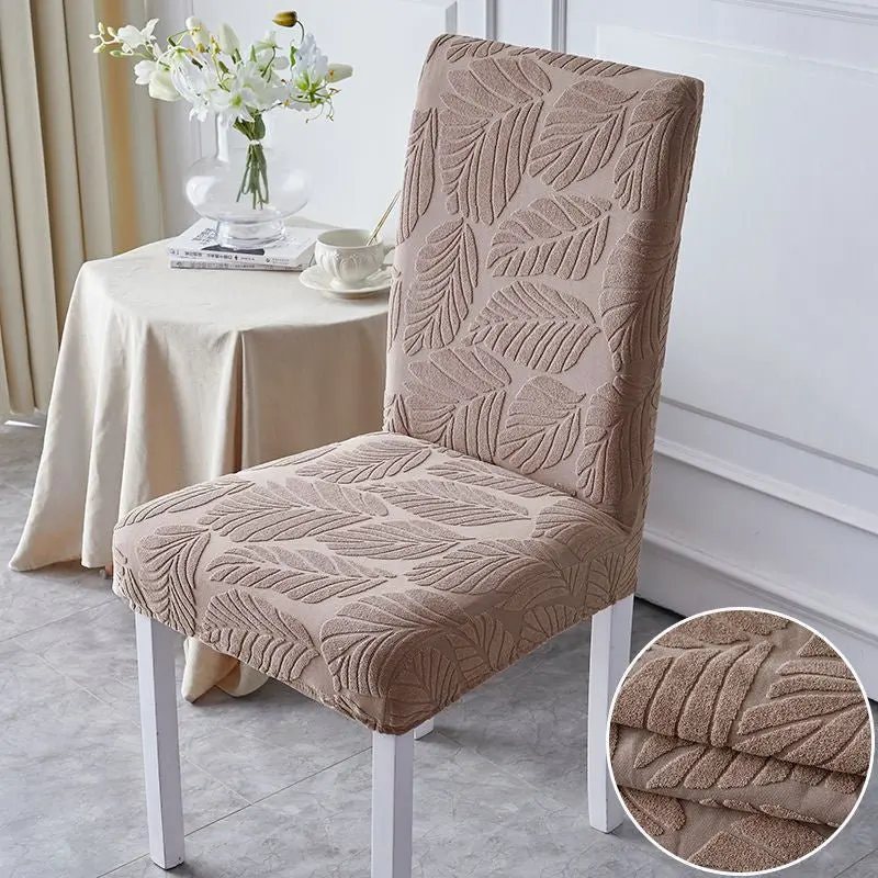MAKAKY - Housse de chaise texturé de couleur unie