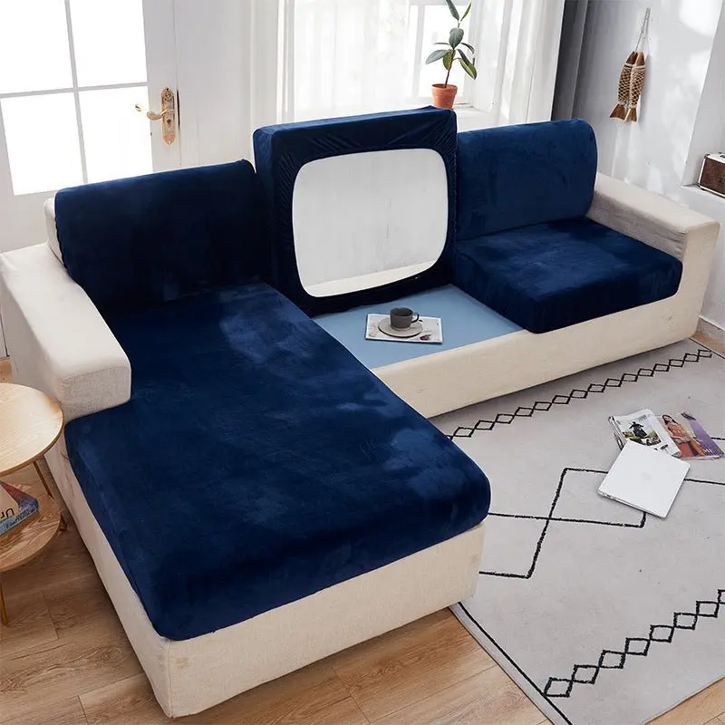 Housse d'assise canapé en peluche VOGUE